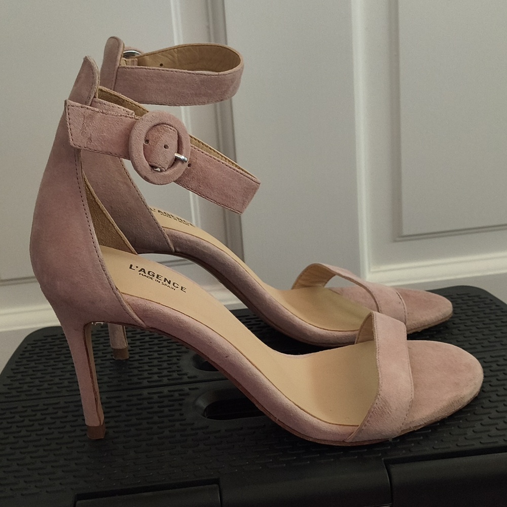 L'Agence Gisele II Quartz single strap Sandals size 37 - Picture 7 of 11